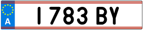 Truck License Plate